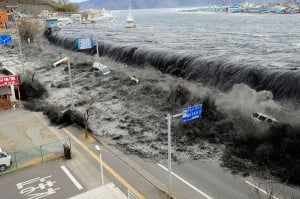 tsunami on japan